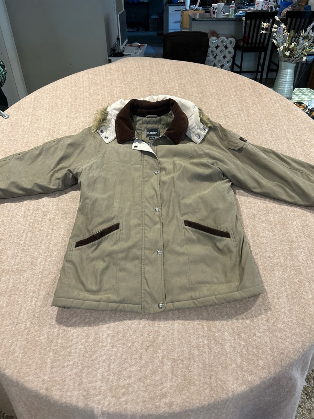 Outbrook Women's Olive Utility Hooded Jacket